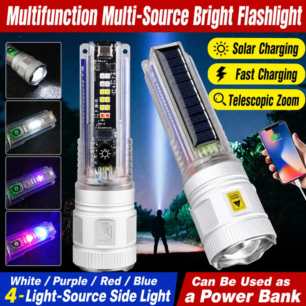 Foxhawk X36 Custom Logo USB Rechargeable 18650 ABS IP65