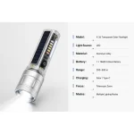 Foxhawk X36 Custom Logo USB Rechargeable 18650 ABS IP65