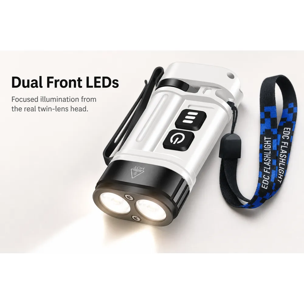 For 10W Edc Flashlight Aluminum Alloy